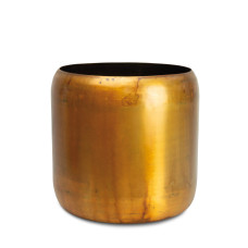 Aurum Cylinder planter, Ø 27 cm, height 26 cm, gold