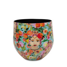 Blooming Namaste table jar, Ø 27 cm, height 25.5 cm, multicolor