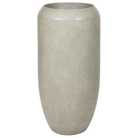 Cigar floor vase, Ø 50 cm, height 100 cm, gray