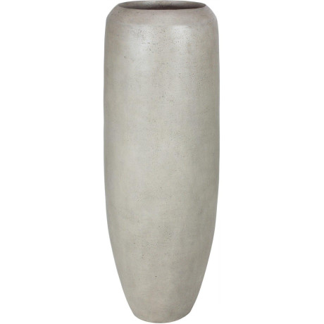 Cigar floor vase, Ø 54 cm, height 150 cm, gray