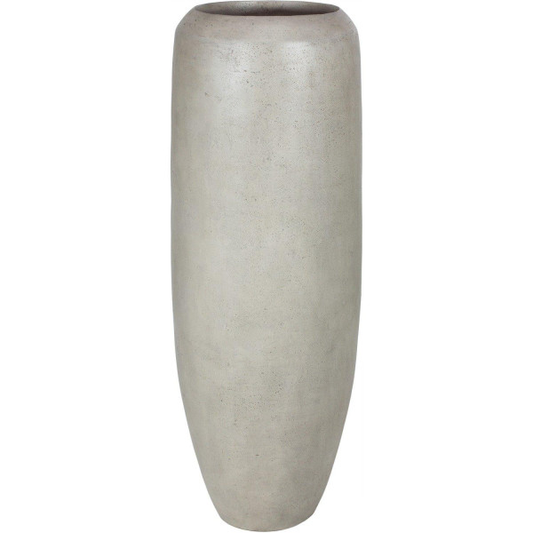 Cigar floor vase, Ø 54 cm, height 150 cm, gray