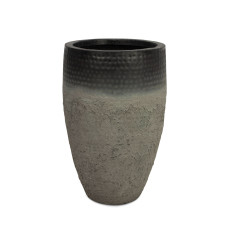 Gravita floor vase, Ø 44 cm, height 69 cm, gray