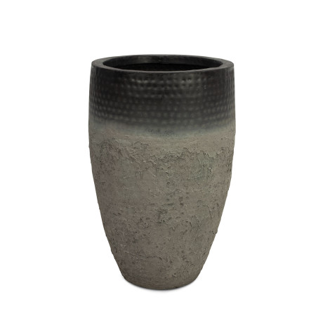 Gravita floor vase, Ø 44 cm, height 69 cm, gray