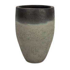 Gravita floor vase, Ø 64 cm, height 89 cm, gray