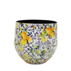 Lemon Fusion table jar, Ø 27 cm, height 25.5 cm, multicolor