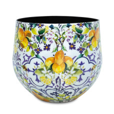 Lemon Fusion table vessel, Ø 33 cm, height 29 cm, multicolor