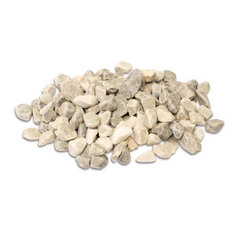 Natural stones 16-22 mm, light gray, 25 kg