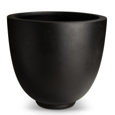 Polystone Ego Giant floor planter, Ø 80 cm, height 70 cm, anthracite