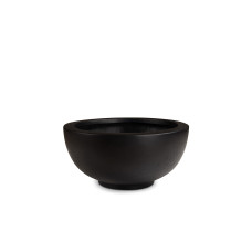 Polystone Ego Plus planter, Ø 40 cm, height 18 cm, anthracite