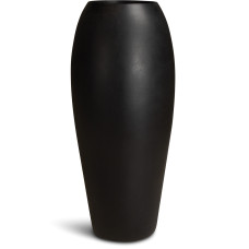 Polystone floor vase Essence, Ø 52 cm, height 120 cm, anthracite