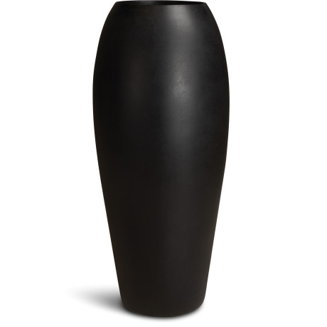 Polystone floor vase Essence, Ø 52 cm, height 120 cm, anthracite