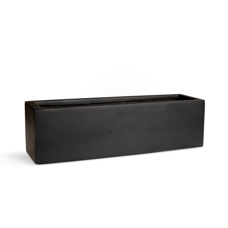 Polystone flower box table container, 65 x 18 x 18 cm, anthracite