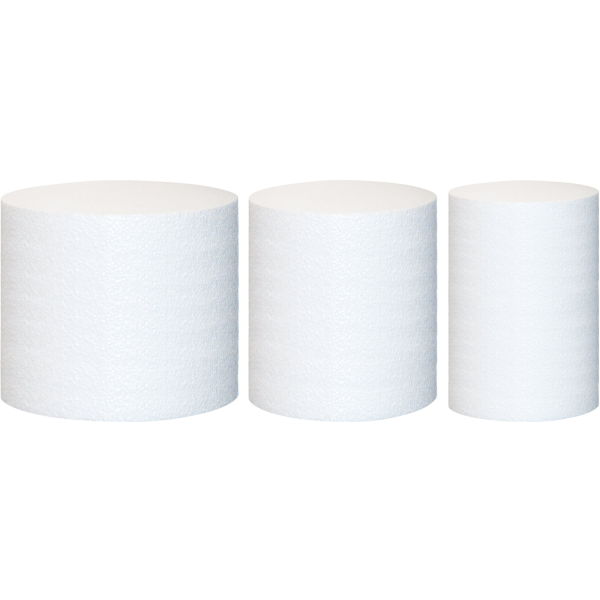 Styrofoam cylinder, Ø 35 cm, height 40 cm