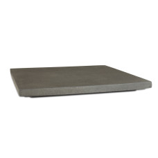 Polystone lid for planting column, 40 x 40 x 4 cm, gray