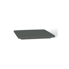 Polystone cover for planting column, 40 x 40 x 4 cm, anthracite