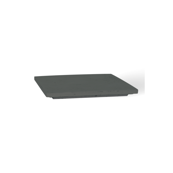 Polystone cover for planting column, 40 x 40 x 4 cm, anthracite