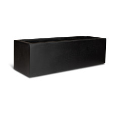 Polystone planter box, 100 x 35 x 30 cm, anthracite