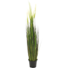 Cattail - Typhaceae artificial plant, height 122 cm, potted