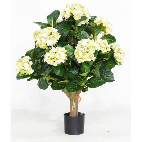 Hydrangea - Hydrangea artificial plant, 62 cm, cream