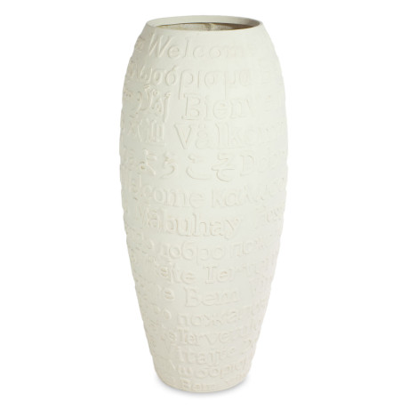 Welcome floor vase, Ø 52 cm, height 120 cm, natural