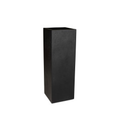 Polystone planting column, 35 x 35 x 100 cm, anthracite