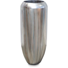 Cigar floor vase, Ø 42 cm, height 100 cm, mystic silver