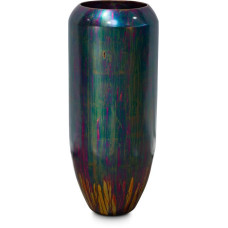 Cigar floor vase, Ø 42 cm, height 100 cm, blue flame