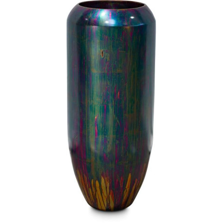 Cigar floor vase, Ø 42 cm, height 100 cm, blue flame