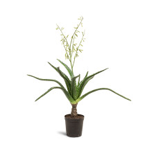 Aloe artificial plant, flowering 106 cm