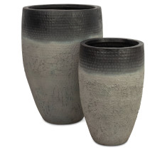 Gravita floor vase, set of 2, Ø 64/44 cm, height 89/69 cm