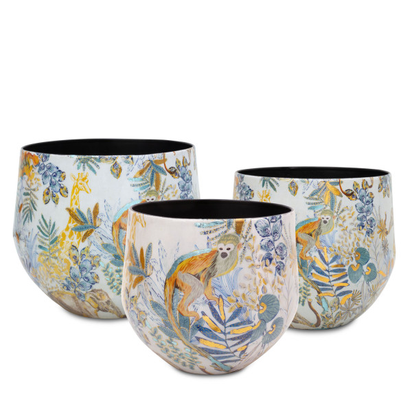 Cobalt Jungle table vessel, Ø 33 cm, height 29 cm