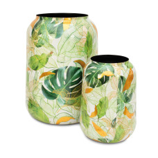 Lush Botanic planter, set of 2, Ø 47/30 cm, height 62/43 cm