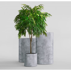 CYLINDER CONCRETE GREY LIGHT