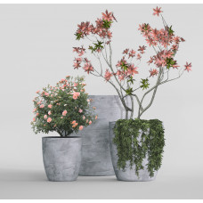 VASE 3 CONCRETE GREY LIGHT
