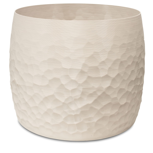 Organic 3D floor planter, Ø 69 cm, height 57 cm, moonlight gray