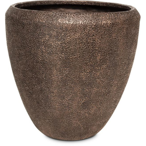 Coral planter, Ø 80 cm, height 80 cm, bronze patina