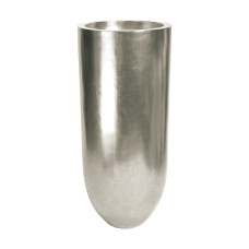  Pandora floor vase, Ø 50 cm, height 125 cm, silver leaf