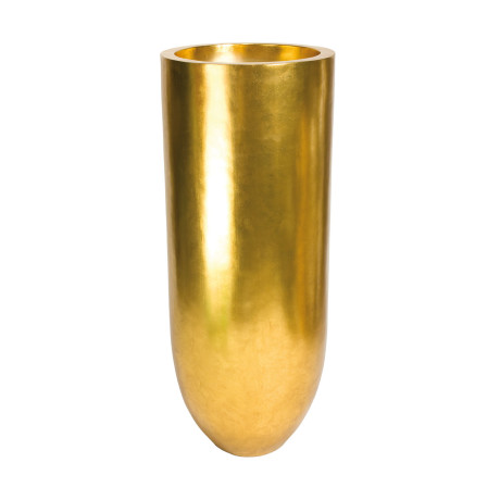 Pandora floor vase, Ø 50 cm, height 125 cm, gold leaf