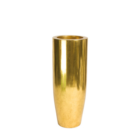 Pandora floor vase, Ø 35 cm, height 90 cm, gold leaf