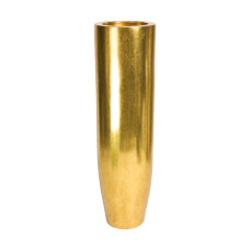 Pandora floor vase, Ø 35 cm, height 125 cm, gold leaf