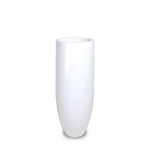 Premium floor vase Pandora, Ø 35 cm, height 90 cm, white