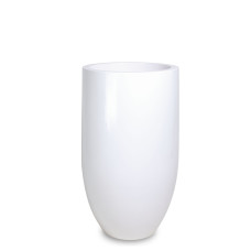 Premium floor vase Pandora, Ø 50 cm, height 90 cm, white