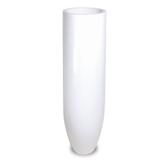 Premium floor vase Pandora, Ø 35 cm, height 125 cm, white