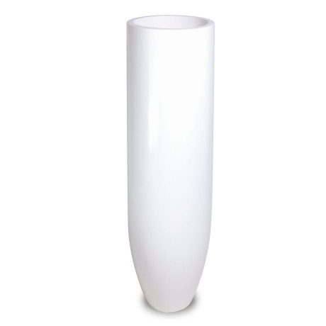 Premium floor vase Pandora, Ø 35 cm, height 125 cm, white