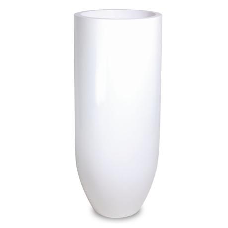 Premium floor vase Pandora, Ø 50 cm, height 125 cm, white