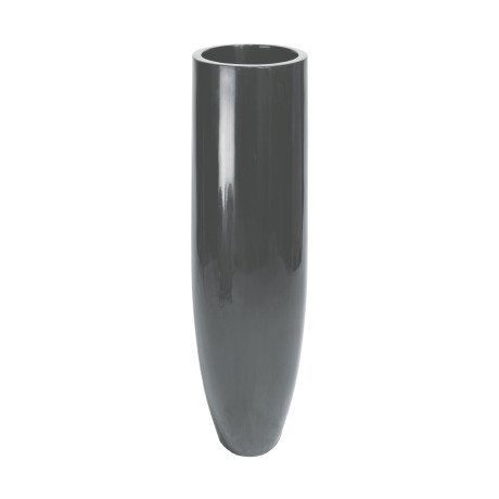 Premium floor vase Pandora, Ø 35 cm, height 125 cm, anthracite gray