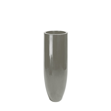 Premium floor vase Pandora, Ø 35 cm, height 90 cm, quartz gray