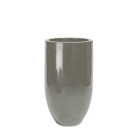 Premium floor vase Pandora, Ø 50 cm, height 90 cm, quartz gray