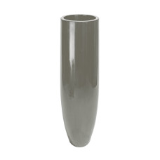 Premium floor vase Pandora, Ø 35 cm, height 125 cm, quartz gray