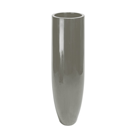 Premium floor vase Pandora, Ø 35 cm, height 125 cm, quartz gray